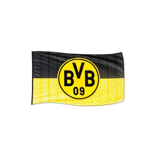 BVB Fahne BVB-Hissfahne Borussia Dortmund (250x150cm) (Packung