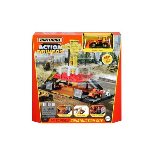 MATCHBOX Spielzeug-Auto Mattel Matchbox Baustellen Spielset