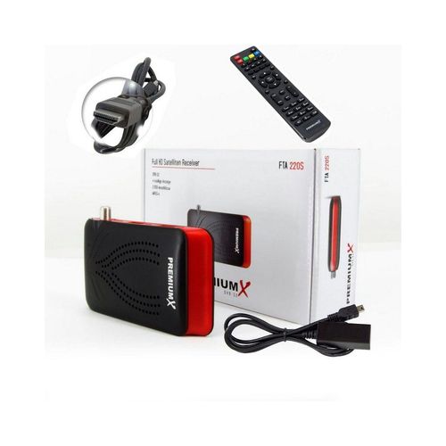 PremiumX Mini HD FTA 220S Digital SAT Receiver DVB-S2 HDMI USB FULLHD SAT-Receiver