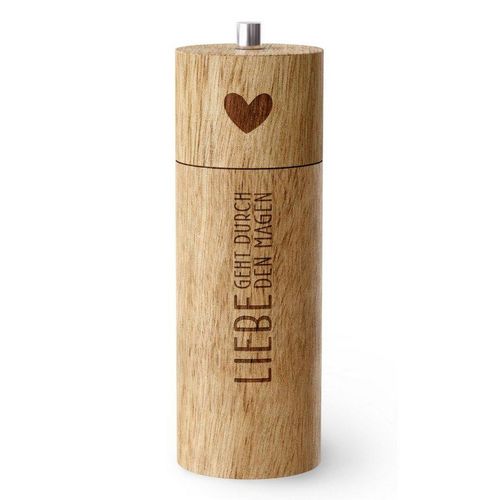 La Vida Salz-/Pfeffermühle Pfeffermühle Gewürzmühle Holz mit Motiv Auswahl La Vida Art: Liebe
