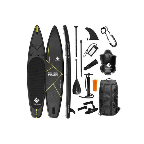 FitEngine Inflatable SUP-Board XXXL Stand up Paddle Board Set Race 11‘8“ 360cm