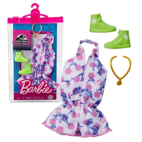 Barbie Puppenkleidung Dino Kleid Barbie Jurassic World Mattel Mode Puppen-Kleidung