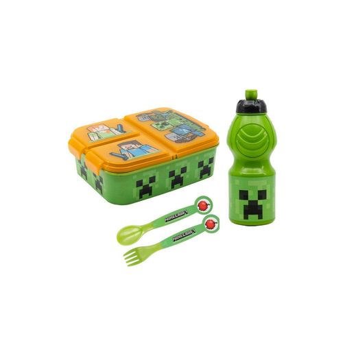 Minecraft Lunchbox Minecraft Creeper 4 tlg Set