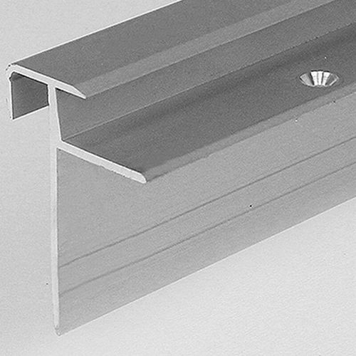 Laminat-Treppenkante Lively / Winkelprofil, Einfasshöhe 8,5 mm, 33 mm breit, Aluminium eloxiert, gebohrt-bronze hell-2500 – bronze hell