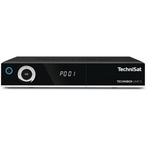 TechniSat TECHNIBOX UHD S SAT-Receiver (DVB-S, HbbTV, WLAN-fähig), schwarz