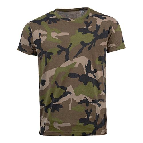 Art & Detail Shirt T-Shirt Army Camouflage Tarn Farben Camo in Grün Blau und Grau lieferbar