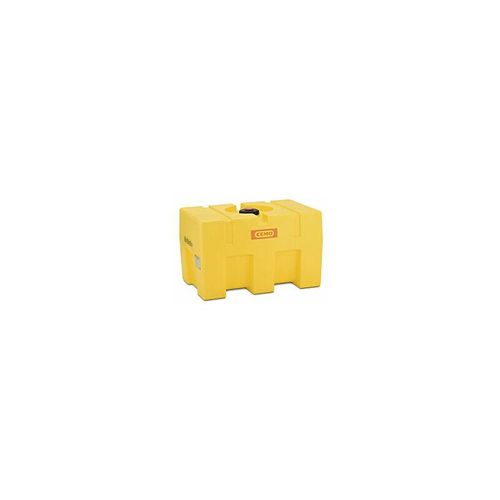 120201 PE-Wasserfass kastenförmig gelb Volumen 450 - Cemo