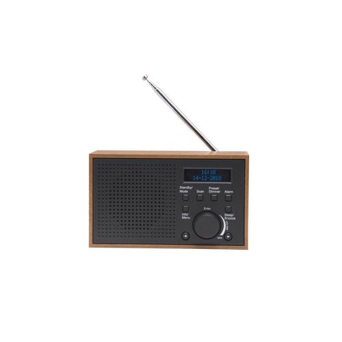 Denver Denver Radio DAB-46 dark grey Radio (Digitalradio (DAB), 2 W), braun