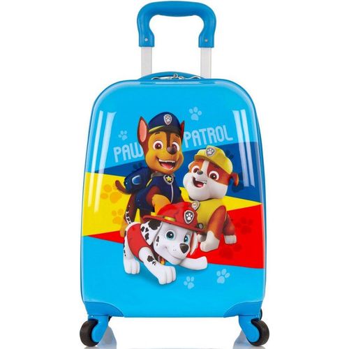 Heys Kinderkoffer Paw Patrol, Blau, 4 Rollen, Kindertrolley Handgepäck-Koffer Kinderreisegepäck, blau