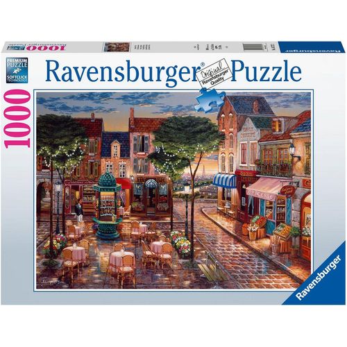 Ravensburger Puzzle Gemaltes Paris, 1000 Puzzleteile, Made in Germany, FSC® - schützt Wald - weltweit, bunt