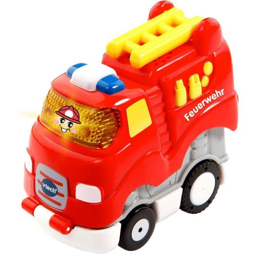 Vtech® Spielzeug-Auto Tut Tut Baby Flitzer, Press & Go Feuerwehr, mit Licht und Sound, rot