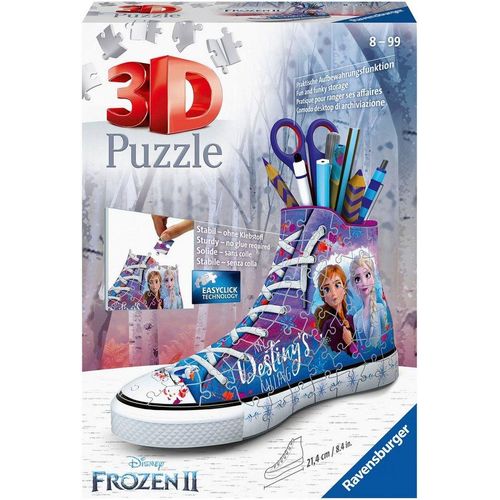 Ravensburger 3D-Puzzle Disney Frozen II, Sneaker, 108 Puzzleteile, Made in Europe, FSC® - schützt Wald - weltweit, bunt