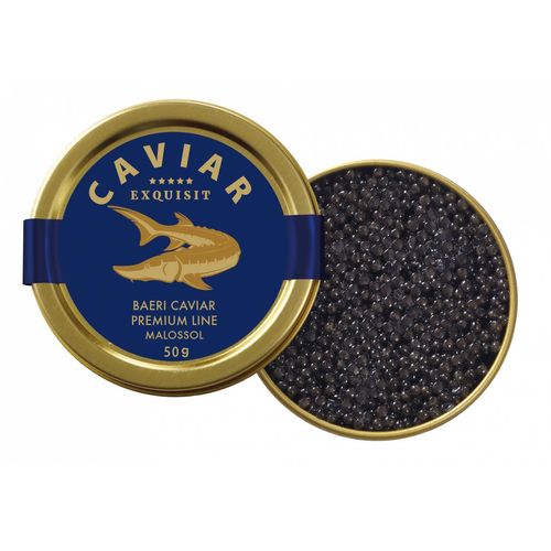 Exquisit BAERI CAVIAR Premium Linie Malossol, 50g