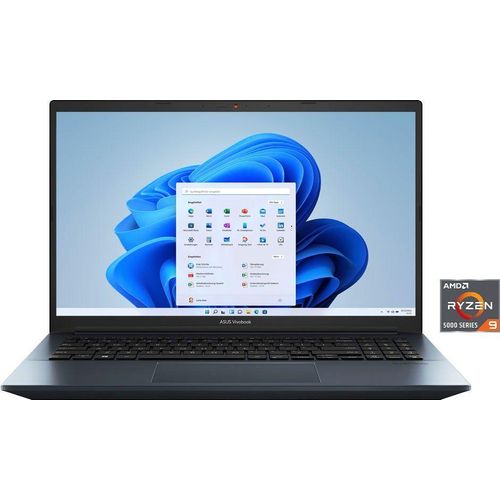 Asus Vivobook Pro 15 OLED M3500QA-L1321W Notebook (39,6 cm/15,6 Zoll, AMD Ryzen 9 5900HX, Radeon, 1000 GB SSD), blau