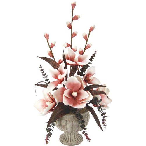Kunstpflanze Soft-Magnolie Magnolie, I.GE.A., Höhe 65 cm, rosa