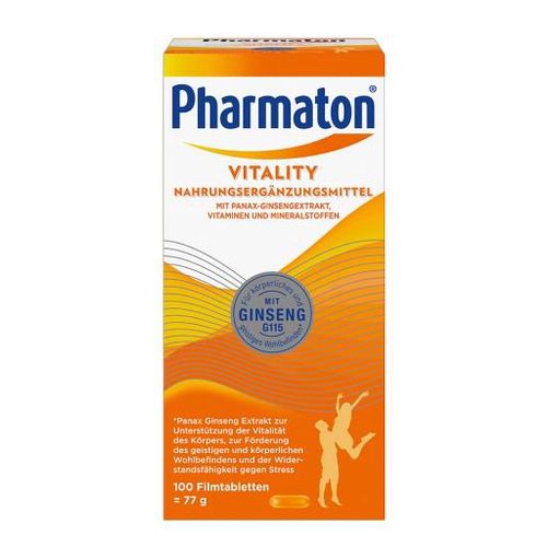 Pharmaton mit Ginseng Extrakt, Vitaminen & Mineralstoffen 100 St