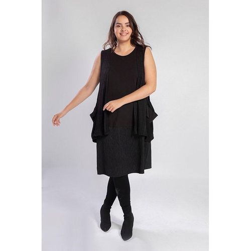 POMME ROUGE Kleid in Schwarz - 44/46