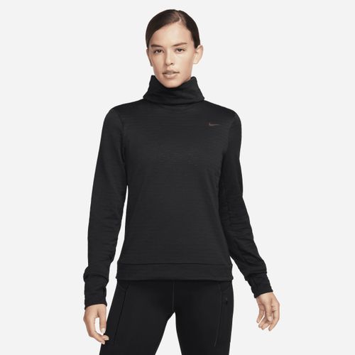 Haut de running à col roulé Nike Therma-FIT Swift pour femme - Noir