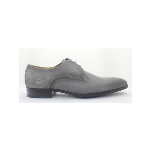 Giorgio 38202 suede grijze veterschoen met rubber zool