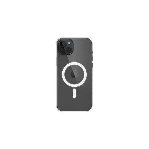 Apple Clear Case mit MagSafe Handy-Cover für Apple iPhone 15 Plus schwarz