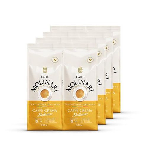 Caffè Molinari Caffè Crema Delizioso - 8x 1 kg Ganze Bohne