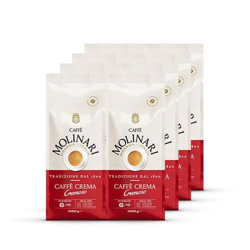 Caffè Molinari Caffè Crema Cremoso - 8x 1 kg Ganze Bohne