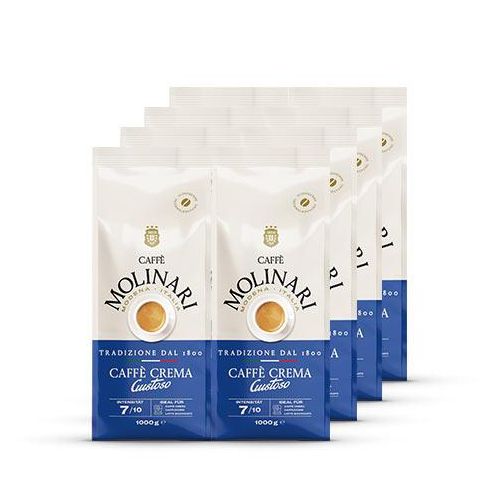 Caffè Molinari Caffè Crema Gustoso - 8x 1 kg Ganze Bohne