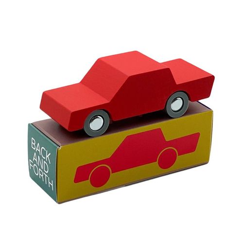 Spielzeugauto RED aus Holz