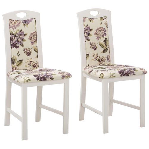 Esszimmerstuhl HOME AFFAIRE Stühle lila (weiß, lila) Küchenstühle