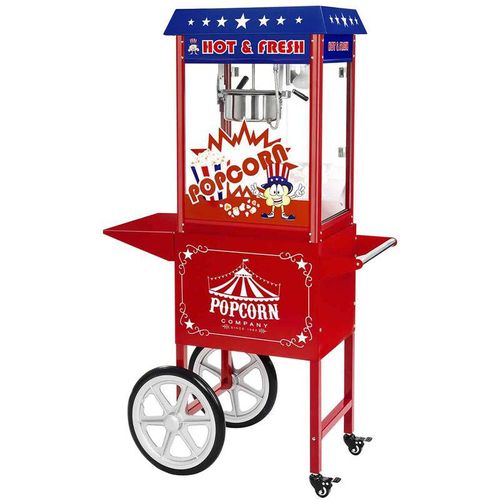 Popcornmaschine Popcorn Maker Popcornautomat Popcorn Automat 1600 w USA-Design – Rot