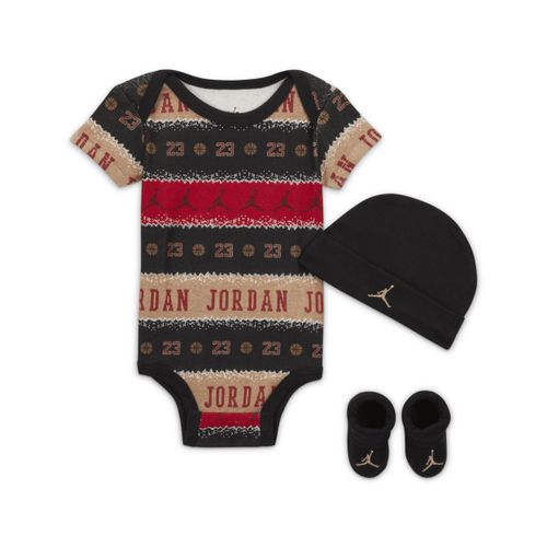 Jordan MJ Holiday driedelige rompertjesset voor baby's - Rood