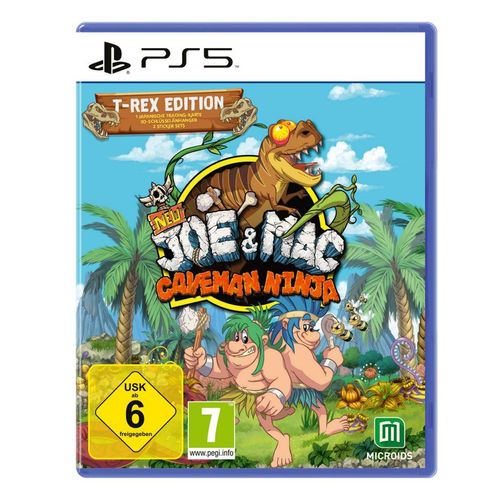 New Joe & Mac: Caveman Ninja – T-Rex Edition PlayStation 5