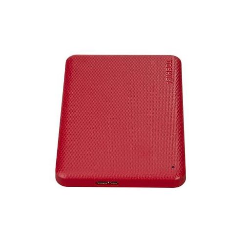 TOSHIBA Canvio Advance 2 TB externe HDD-Festplatte rot