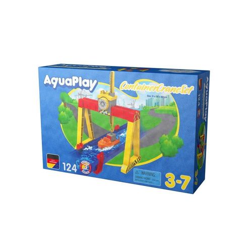 Aquaplay Wasserbahn Outdoor Wasser Spielzeug Wasserbahn ContainerCrane Set Kran 8700000124