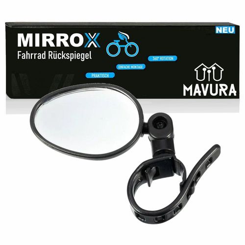 MAVURA Spiegel MIRROX Fahrrad Rückspiegel 360° Fahrradspiegel für Lenker