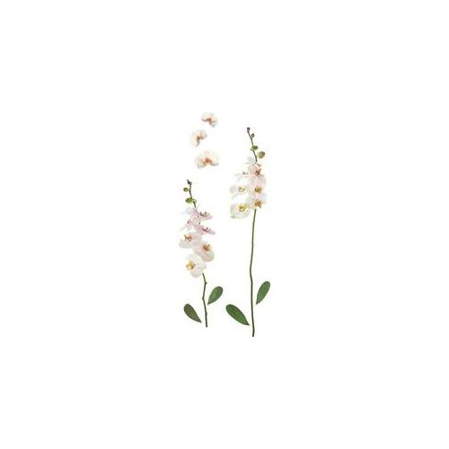 Dekosticker Orchidee in Weiß