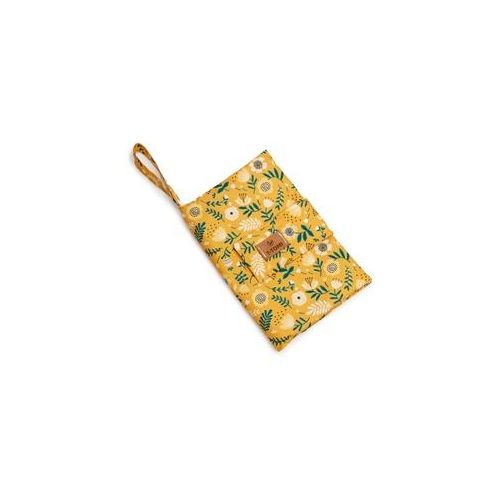 T-Tomi Diaper Bag Windeltasche Mustard flowers 21×28 cm