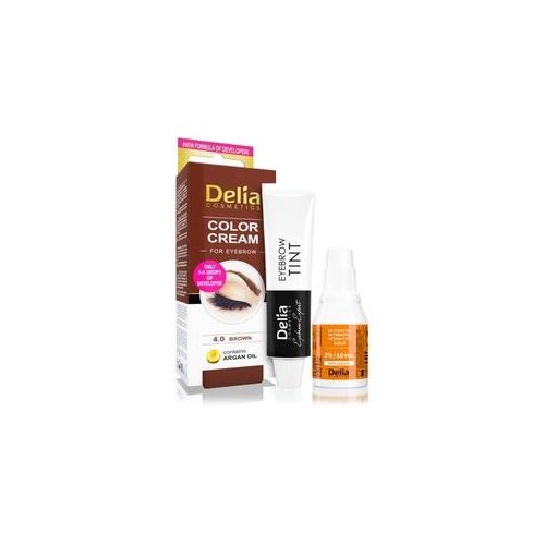 Delia Cosmetics Argan Oil Farbe für die Augenbrauen Farbton 4.0 Brown 15 ml