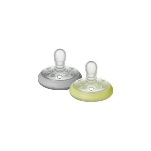 Tommee Tippee Closer To Nature Natural Night 0-6m Schnuller Natural 2 St.