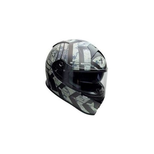 Motorradhelm RÖMER HELME "Essen" Helme Gr. S Kopfumfang: 55cm - 56cm, grau (schwarz-grau) Helm