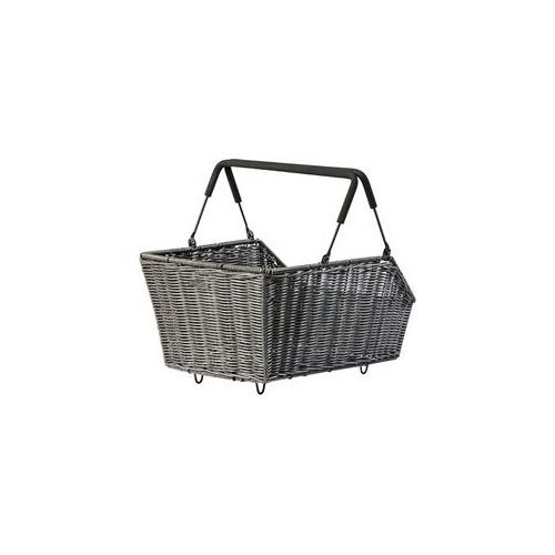 Fahrradkorb BASIL "Hinterradkorb "Rattan Mik"" Taschen Gr. B/H/T: 49cm x 26cm x 34cm, braun