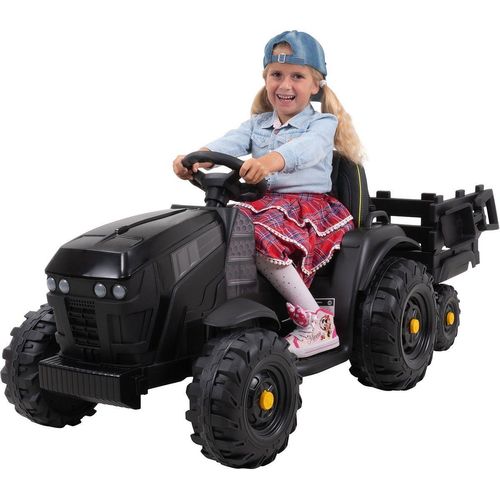 Actionbikes Motors Elektro-Kindertraktor Kinder Traktor mit Anhänger Elektro Fahrzeug