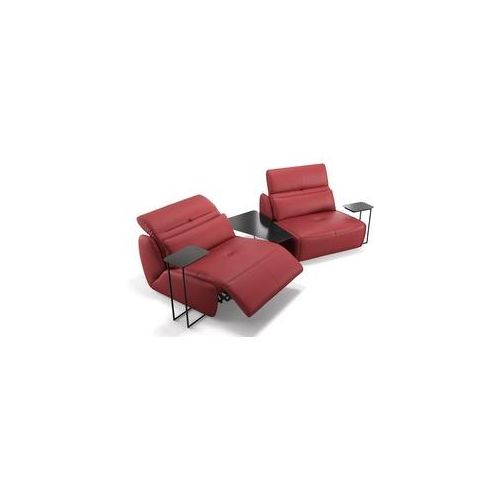 Leder Couch MODICA mit Sitzverstellung Kinosofa Heimkino