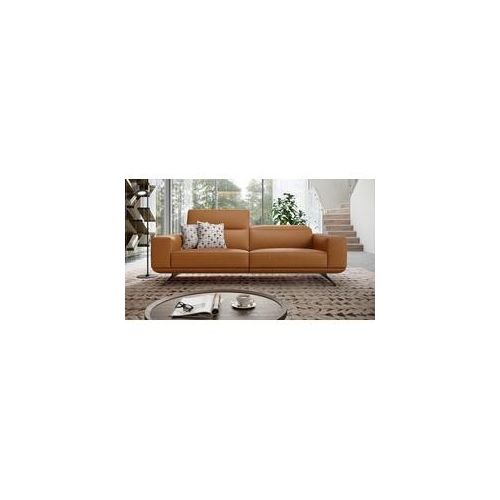 Designer Leder 3-Sitzer Couch MERANO Lounge Sofa Designcouch