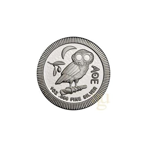 1 Unze Silbermünze Niue Eule von Athen 2021