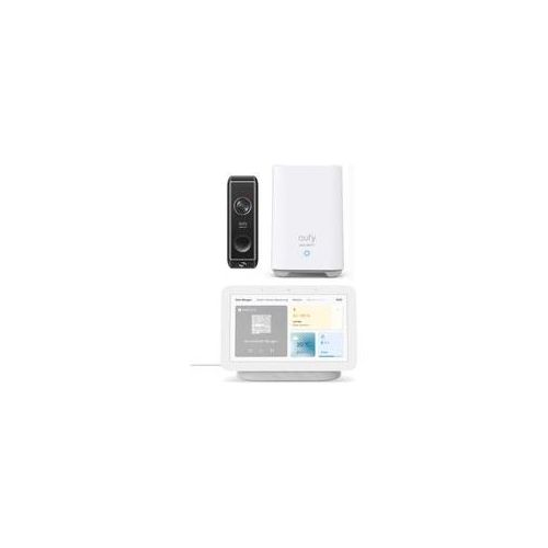 eufy Video Doorbell Dual + HomeBase 2 + Google Nest Hub