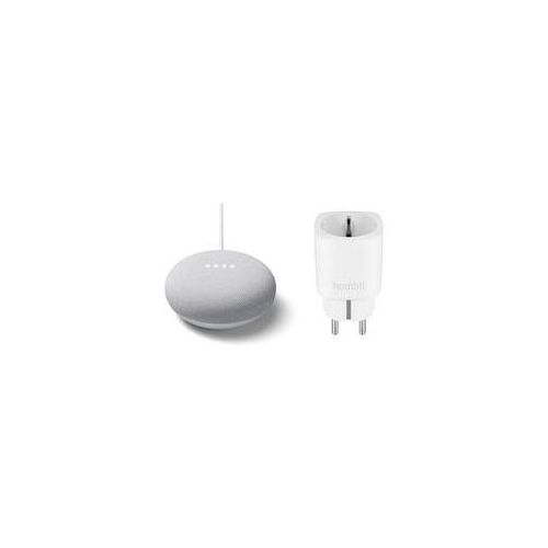 Google Nest Mini + Hombli Smarte Steckdose