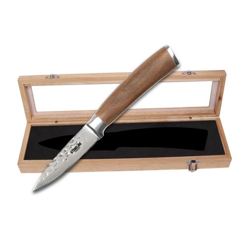 STONELINE® Hammerschlag Schälmesser 20 cm, aus Damaszenerstahl