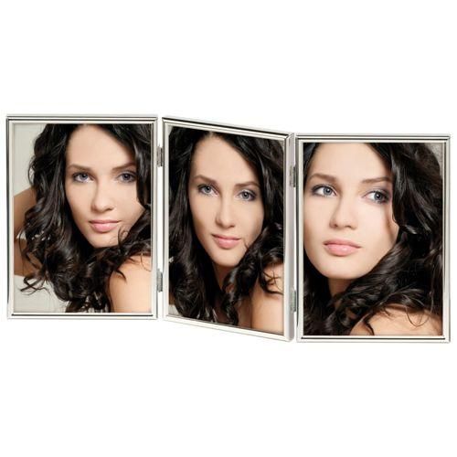 Walther Chloe silber 3x13x18 Portrait Dreifachrahmen WD338S