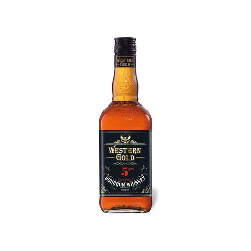 WESTERN GOLD Bourbon Whiskey 5 Jahre 40% Vol